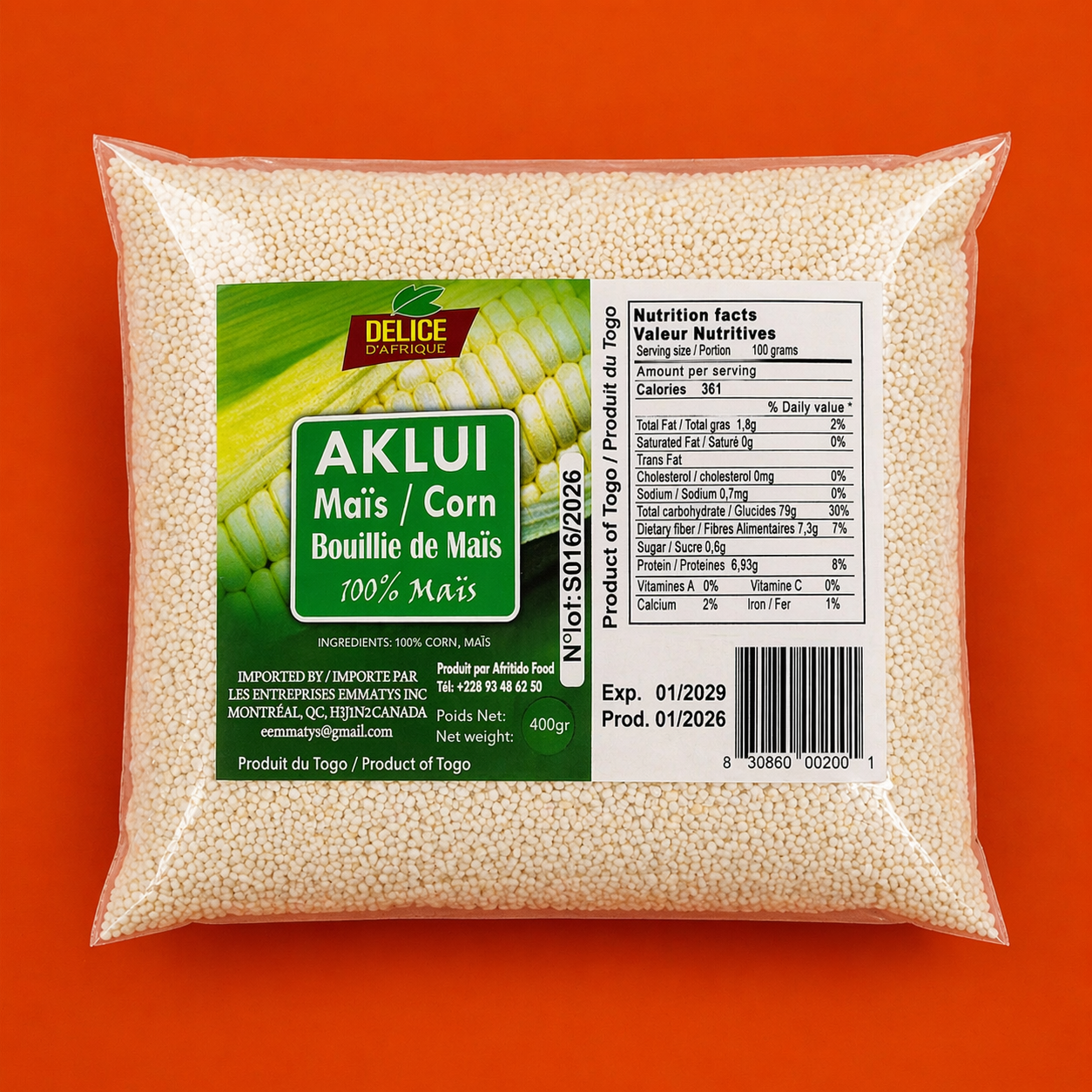 Aklui (Bouillie de Maïs)