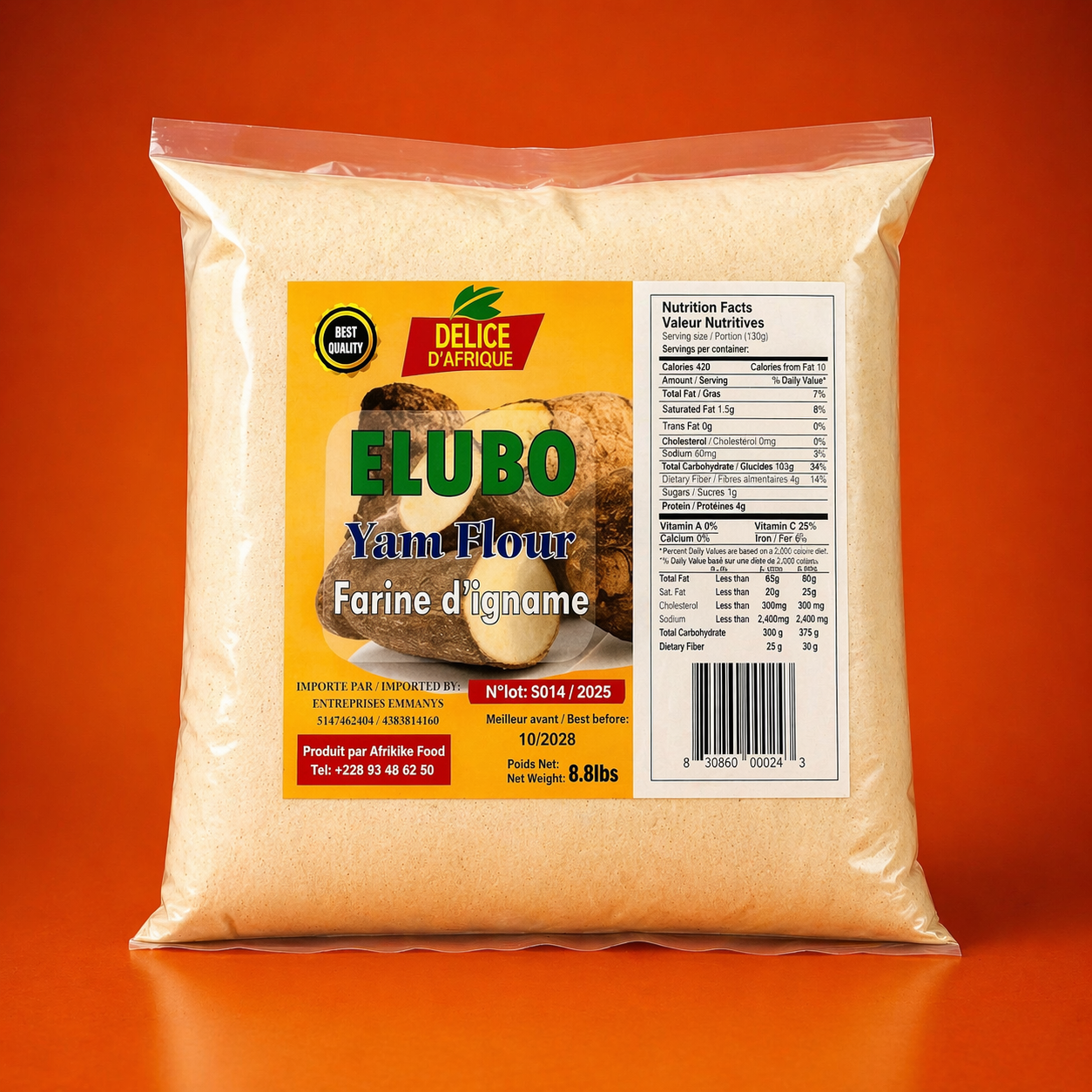 Farine d'Igname (4kg)