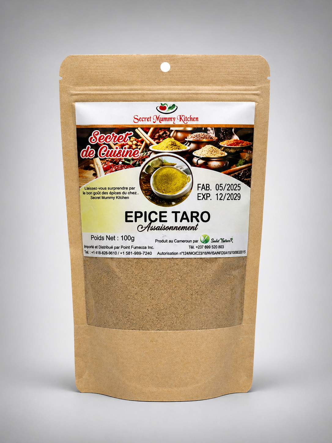 Épice Taro du Cameroun