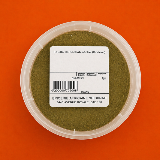 Feuille de Baobab séché en poudre