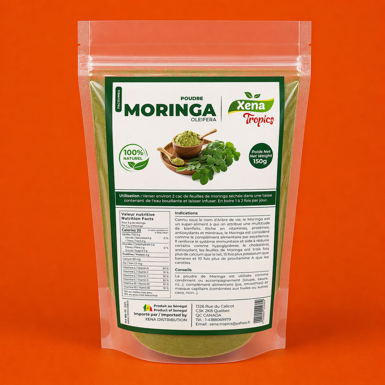 Poudre de Moringa