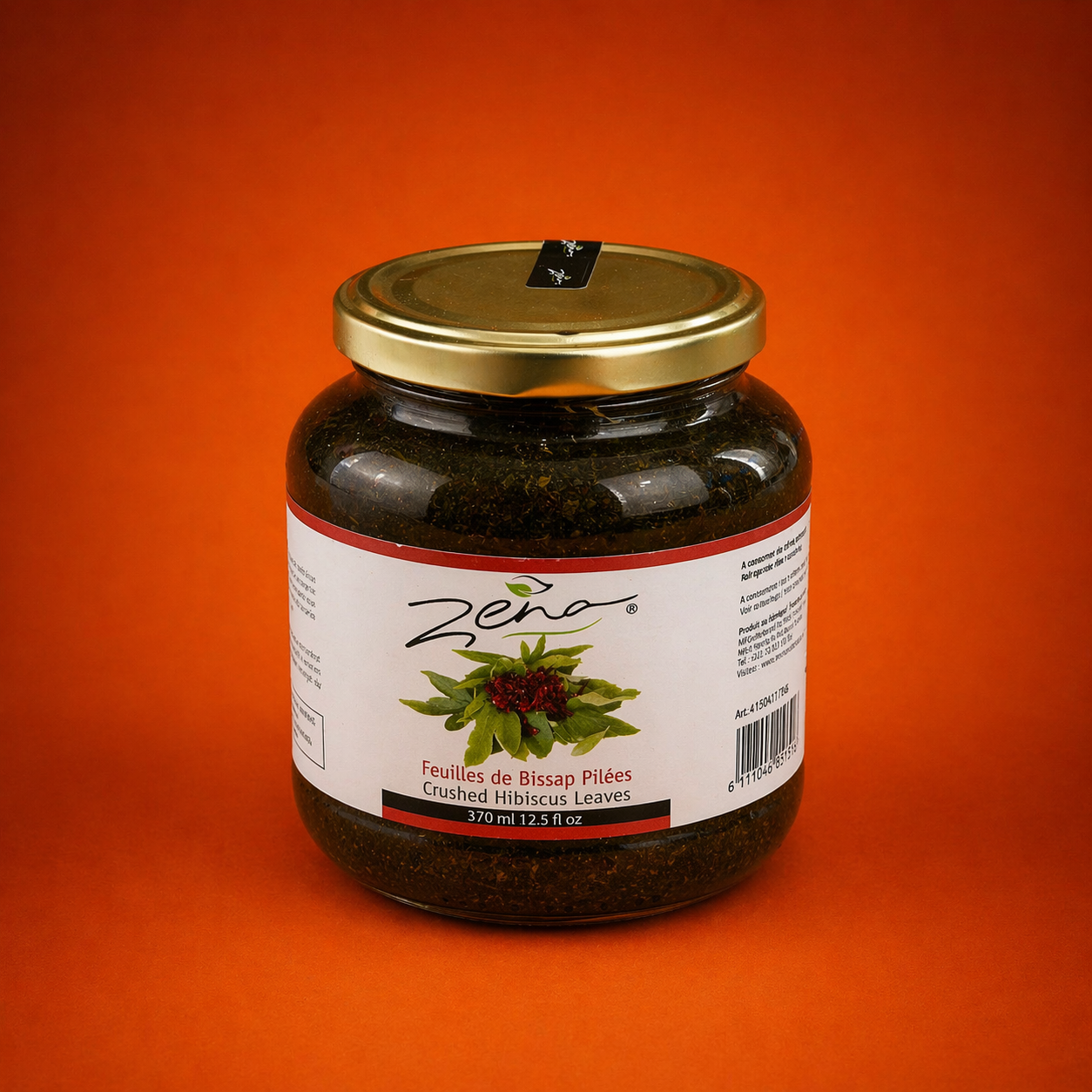 Feuilles d'Hibiscus pilées