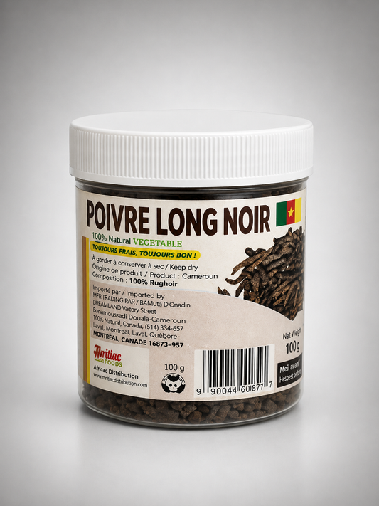 Poudre de Poivre Long noir
