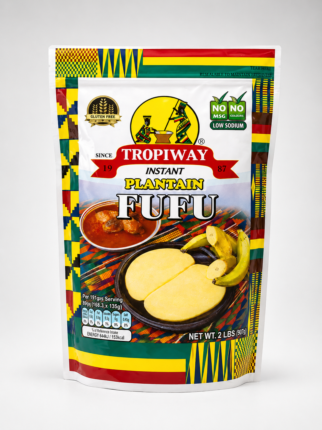 Farine instant plantain Fufu