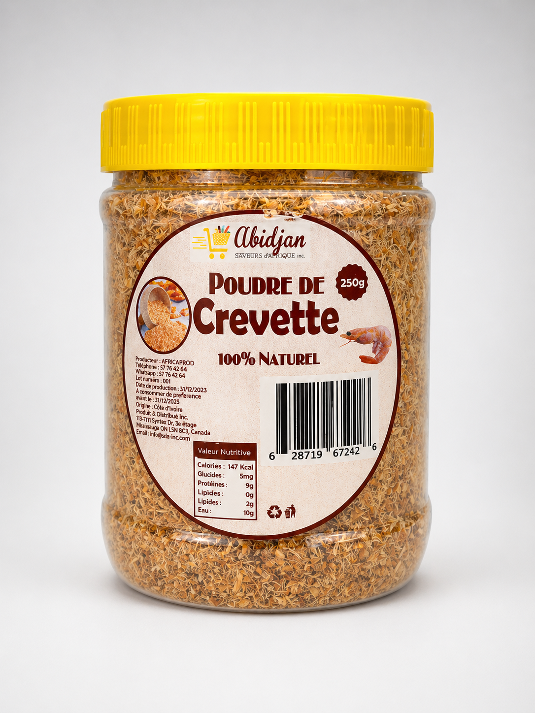 Poudre de crevette