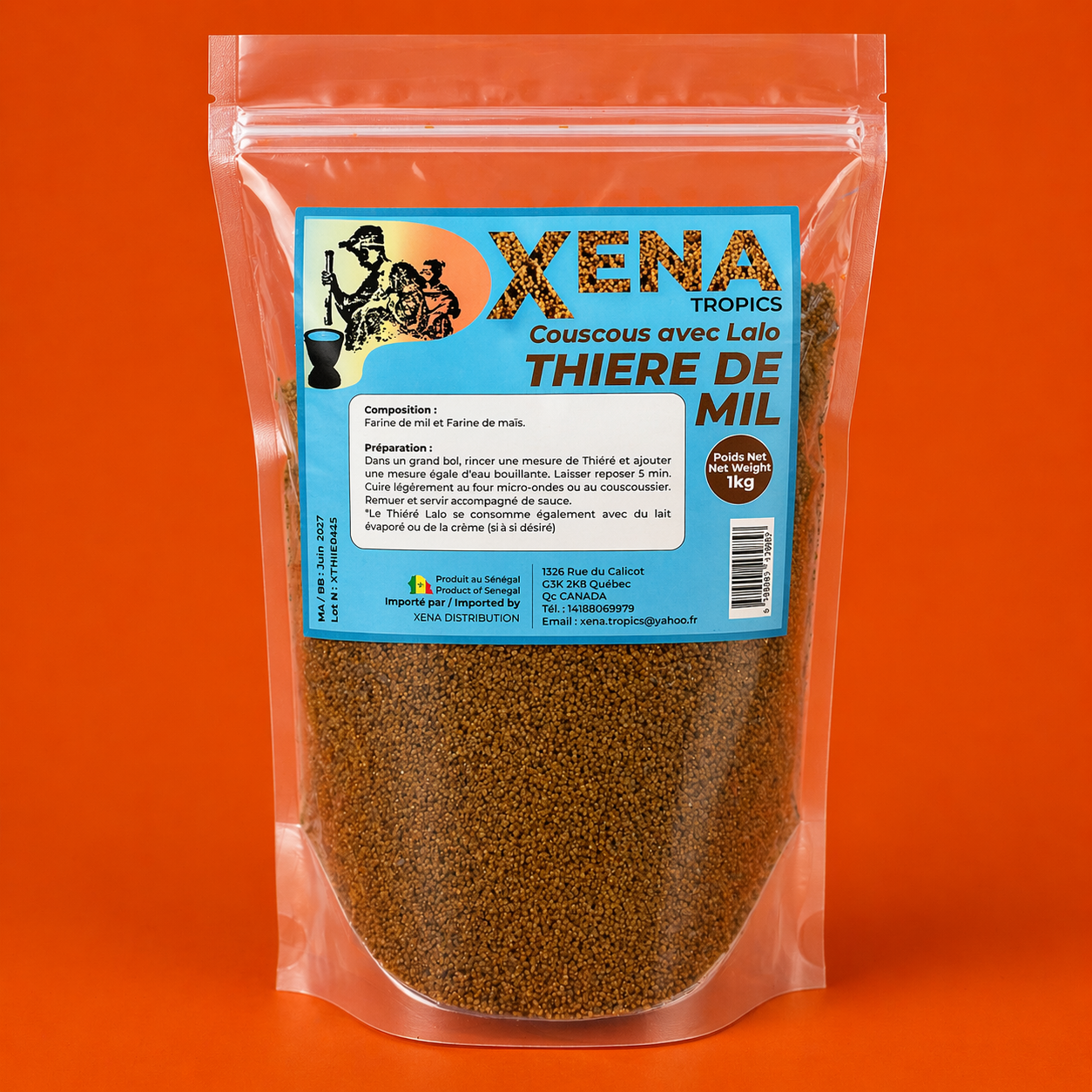 Thiéré de mil (couscous avec Lalo)