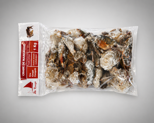 Crabes découpés